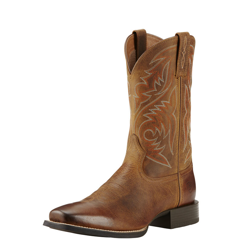 Botas Vaqueras Ariat Sport Herdsman Marrones Hombre - Chile 580-BANZXC